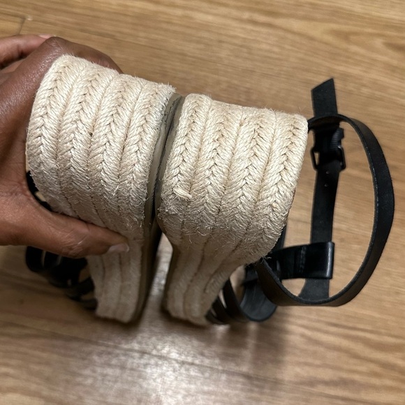 WHITEMT black platform espadrilles - Picture 7 of 10